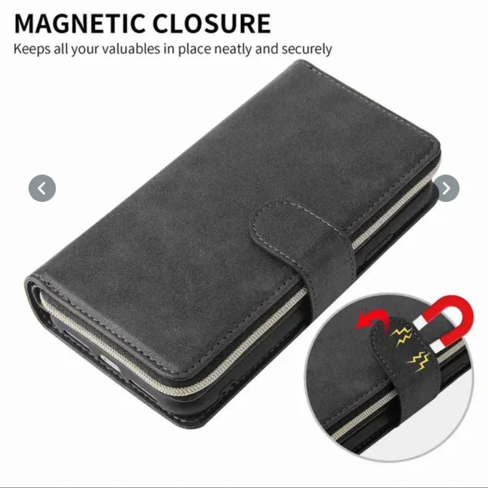 🌞🖤WALLET AND CELL PHONE 📱 CASE BLACK